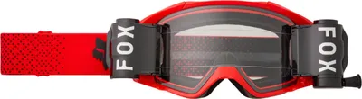 Produktbild von FOX Vue Roll Motocross Brille, rot/weiß/schwarz