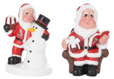 Weihnachtszwerge Set von 2 – sitzend 7,5 cm, stehend 8,2 cm