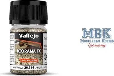 Produktbild von Vallejo VA26314 Arid Yellow (0,5-2 mm) - Landscape Texture