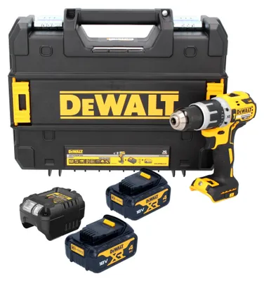 Produktbild von DeWalt DCD 796 M2T Akku Schlagbohrschrauber 18 V 70 Nm Brushless + 2x Akku 4,0 Ah + Ladegerät + TSTAK