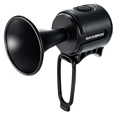 Produktbild von Elektronische Fahrradklingel in Schwarz Wasserdicht aus robustem ABS und PC