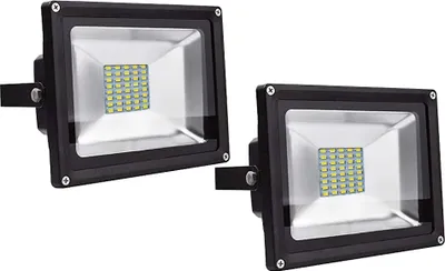 Immagine prodotto di Greenmigo 2 pezzi Faretti LED da 30 W per esterni, da giardino, IP65, impermeabili, luce bianca calda