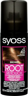 Produktbild von Syoss Root Retoucher Spray for Masking Growths Medium Brown 120ml