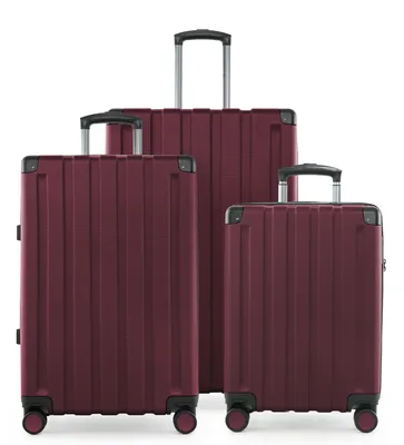 Produktbild von HAUPTSTADTKOFFER Q-Damm - Kofferset 3-teilig, Gepäck-Set (S+M+L) Koffer Hartschale robust, 4 Rollen Erweiterung, Handgepäck & check-in Trolley-Set, TSA-Schloss,Burgund