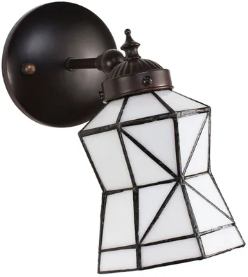 Obrázok produktu pre LumiLamp 5LL-6204 Tiffany nástenná lampa 17x12x23 cm E14 max 1x40W