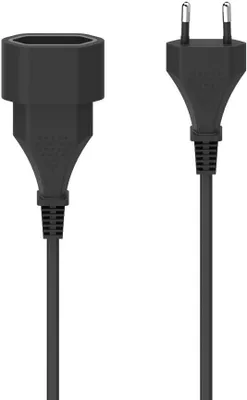 Obrázok produktu pre Hama 00223262, 3 m, Vnútorný, Priamy, Čierna, 1 AC zásuvky/AC zásuviek, 230 mm