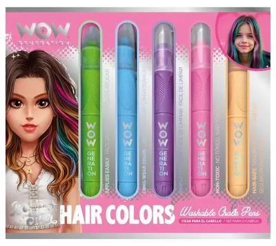 Produktbild von Wow Generation Duftende Haarwachsstifte Rosa Kinder Rosa One Size
