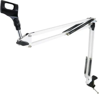 Image de keepdrum NB35 WH Blanc Bras de microphone de table