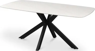 Image de Table de salle à manger Apollo | 180 x 90 x 76 cm | Finition pierre