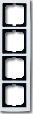 Productafbeelding van Busch-Jaeger afdekraam 4-voudig, Busch-Jaeger 1724-84, 1 stuk.