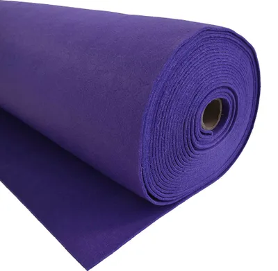 1m Bastelfilz waschbar Meterware Filz 90cm x 3mm Dekofilz Filzstoff lila