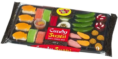 Obrázek produktu pro Look O Look Candy Sushi Box aus Fruchtgummi und Marshmallow 300g