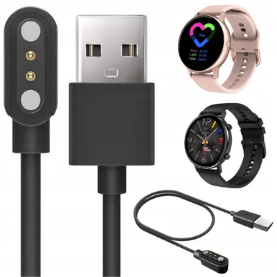 Obrázok produktu pre Smartwatch Kw10 Kw20 Dt88 Aw88 Pro Dt96 Nrbe37 K37 R18 Usb Nabíjací Kábel