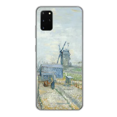 Produktbild von MuchoWow® Handyhülle Schutzhülle Hülle für Samsung Galaxy S20 Plus Montmartre: Mühlen und Gärten - Vincent van Gogh Silikon Softcase Handy Hülle - Hartschale