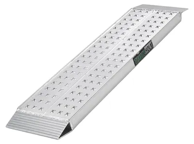 Produktbild von TRUTZHOLM 1x Auffahrrampe Alu Traglast 270 kg Länge 100 cm Breite 28 cm inkl. Sicherungsbolzen