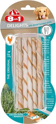 Image de 8in1 Delights Pro Dental Twisted Sticks 10 Stück