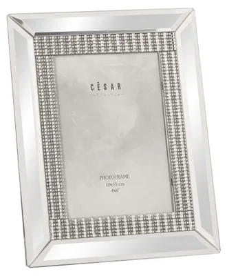 Fotohalter aus Glas, 10 x 15 cm, Spiegel