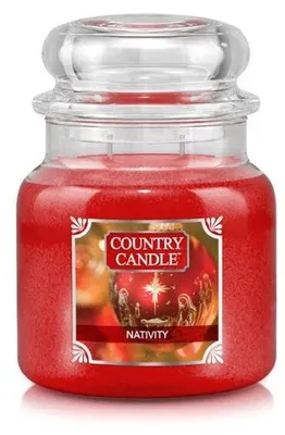 Productafbeelding van Country Candle Nativity, geurkaars, medium formaat, met 2 lonten (453 g)