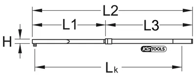 Produktbild von KS Tools  1/2" Festeingestellter ALUTORQUEprecisio KS-516.5105, 516.5105