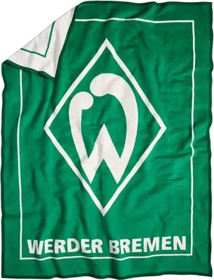Produktbild von SV Werder Bremen Veloursdecke Raute ca. 150 x 200 cm