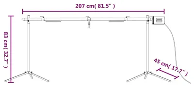 Obrázek produktu pro vidaXL Rotisserie Grill Automatic z nerezové oceli