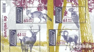 Produktbild von Briefmarken Niederlande 2004 Mi Block82 (kompl.Ausg.) postfrisch Tiere