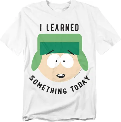 Obrázok produktu pre South Park - Tričko s nápisom "I Learned Something Today" pre mužov TV20699 (5XL) (Weiß)