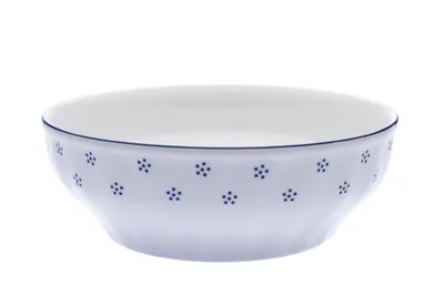 Image de Bol cylindrique, 26 cm, bleu Valbella, porcelaine tchèque, G. Benedikt