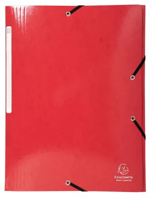 Produktbild von EXACOMPTA Eckspannermappe Iderama A4 Karton rot