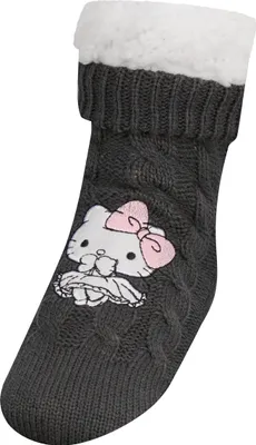 Produktbild von Hello Kitty Damen Hausschuh-Socken Kuschelsocken Flauschige Stoppersocken mit Anti Rutsch , Größe Socken & Strumpfhosen Erwachsene:39-42