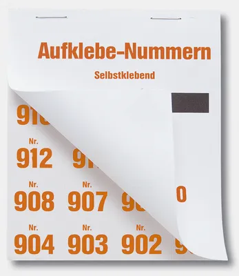 Obrázek produktu pro Samolepicí čísla 1501-2000 Samolepicí čísla 1501-2000