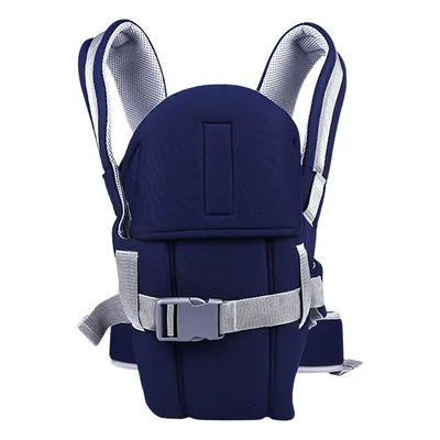 Produktbild von Multifunktional Ergonomisch Babytrage mit Verstellbarer Sitz für Neugeborene von 3-12 Monate (3,5 bis 13 kg), Blau