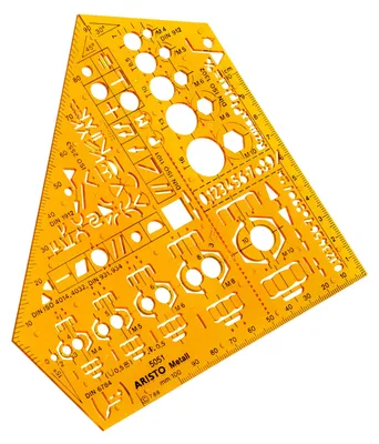 Produktbild von Aristo AR5051, Transparent, Gelb, Kunststoff, Glanz, 155 mm, 155 mm