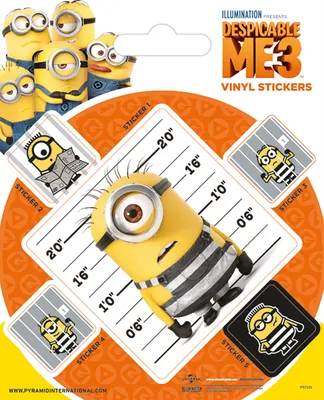 Obrázok produktu pre Despicable Me - Nálepky - 3 - Breakout