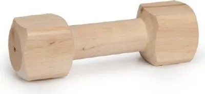 Produktbild von Beeztees Apportierhantel - Hundespielzeug - Holz - 135-150 g