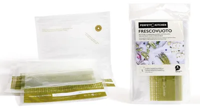 Zdjęcie produktu dla Perfetto 29000, Woreczek do pakowania próżniowego, Zielony, Półprzezroczysty, 6 szt., 250 mm, 340 mm
