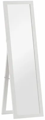 Obrázok produktu pre Zrkadlo "Standspiegel" – stojanové zrkadlo v tvare labute | Farba: biela | Rozmery: 37 x 3,8 x 157 cm