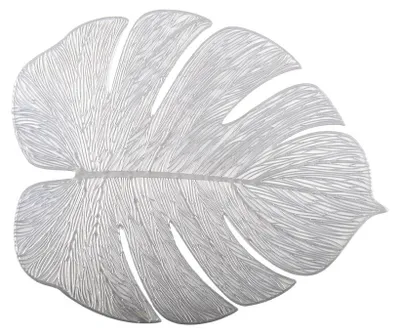 Produktbild von Telleruntersetzer mit filigranem Silbermuster – 6er-Set