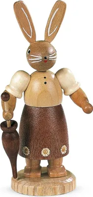 Produktbild von Hasenfrau naturfarben (11cm) von Müller Kleinkunst