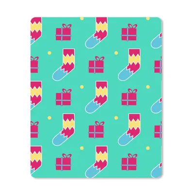 Produktbild von MuchoWow® Mauspad Mousepad Socken - Geschenk - Schnittmuster 30x40 cm - Mousepads - Maus Mat - Pad - Mausunterlage - Mausmatten