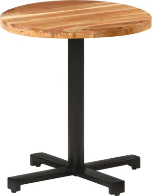 Produktbild von ZMH Bistrotisch Rund Ø70x75 cm Akazie Massivholz