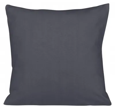 Produktbild von Darymex Kissenbezug Baumwolle Jersey 40x40 Anthrazit Pflegeleicht