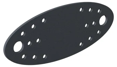Flachverbinder, Stahl verzinkt, 135x55 mm, 2,5 mm, 12 Stück