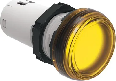 Image de Feu de signalisation à LED, monobloc, jaune, 230VAC, LPMLM5