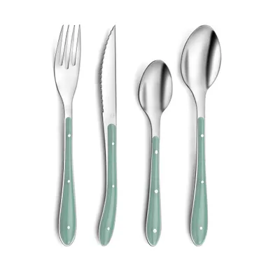 Produktbild von Besteck Amefa Bistro grün Metall (24 pcs)
