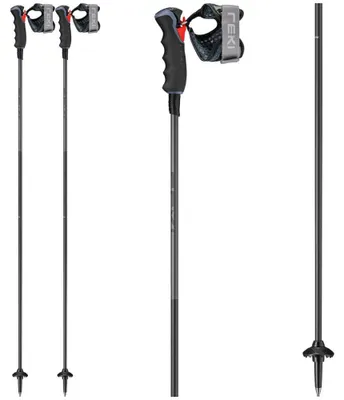 Produktbild von Skistöcke LEKI Carbon 12 TR, Schwarz-Dunkelanthrazit Schwarz 130 cm 180 bis 190 cm