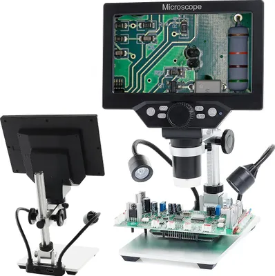 Obrázok produktu pre 1200 x 12 MP HD LCD 1080p digitálny mikroskop s dvojitým osvetlením