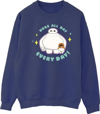Produktbild von Disney - "Big Hero 6 Everyday" Sweatshirt für Herren BI15547 (M) (Marineblau)