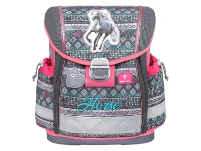 Produktbild von Belmil Schulranzen Set Mädchen Pferd "Horse Aruba Blue" 1.Klasse Einschulung Grundschule CLASSY 2024