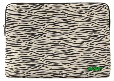 Image de Wouf : Étui pour ordinateur portable, modèle "Zebra Hit", compatible avec les ordinateurs portables de 13 à 14 pouces